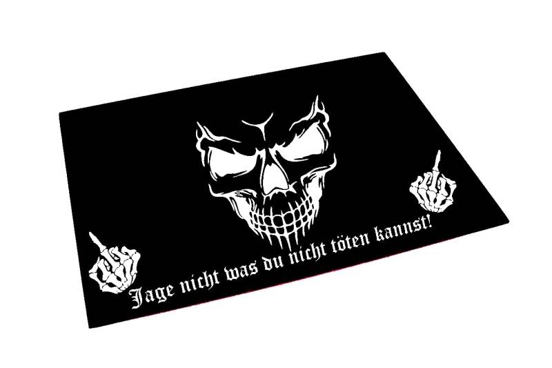 Jage Nicht was du Nicht töten Kannst Aufkleber Größe & Farbe wählbar Heckscheibe Lack Totenkopf Mittelfinger von Rakelfix