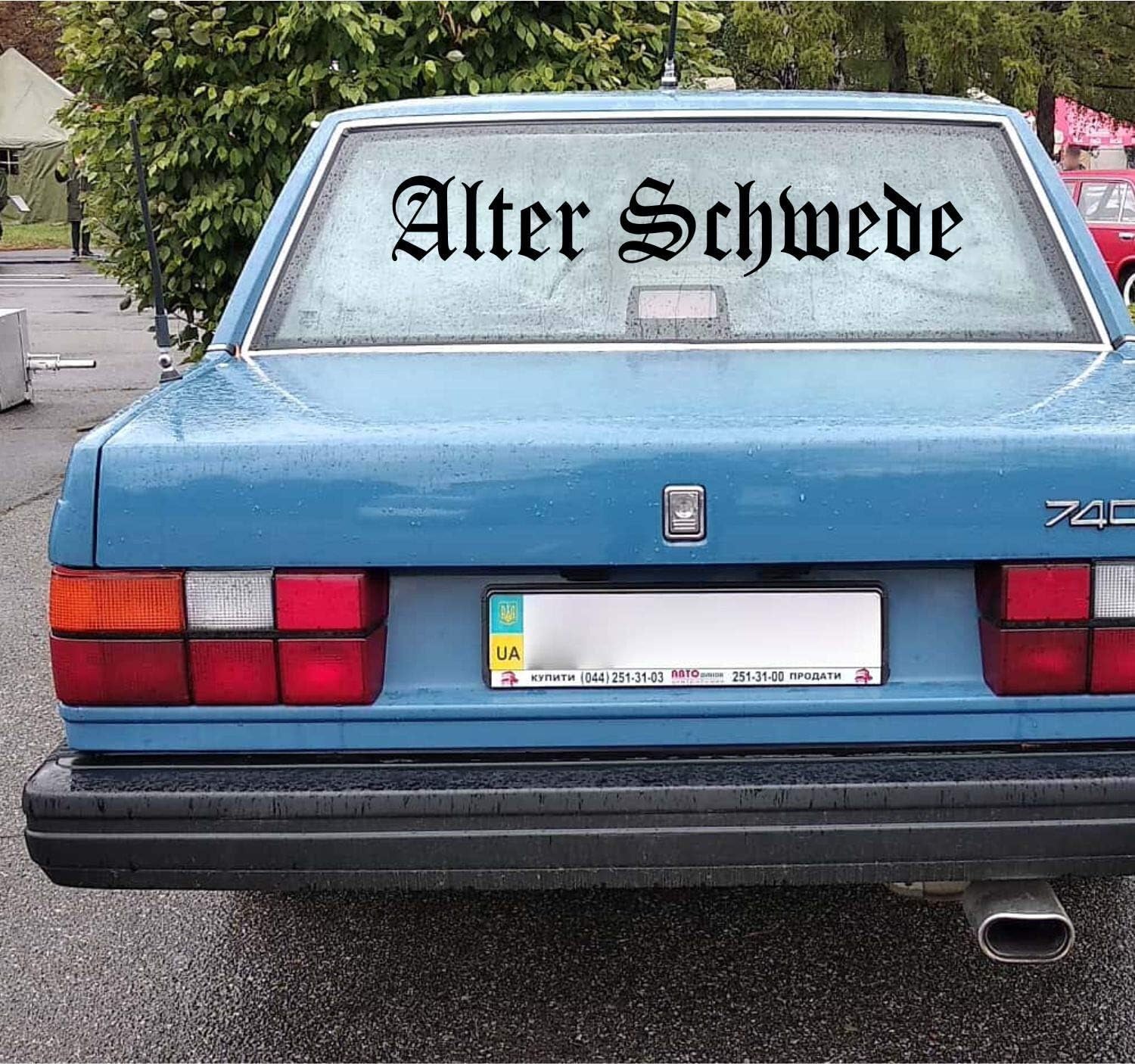 Rakelfix Alter Schwede Aufkleber Autoaufaufkleber alte schwedische Autos LKS 90x15 cm Sticker,Aufkleber,Vinyl Schweden von Rakelfix