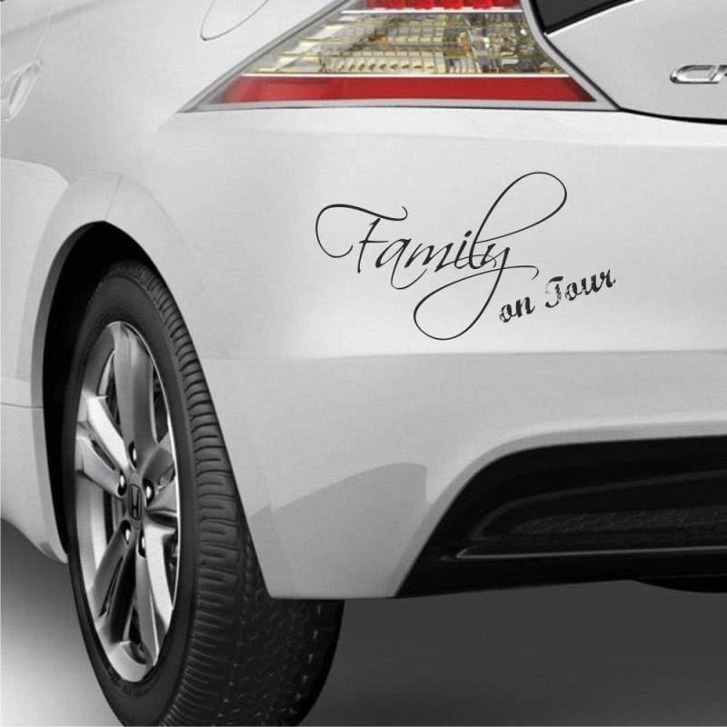 Rakelfix Family on Tour Familie 25cm Aufkleber Autoaufkleber Wandtattoo Sticker von Rakelfix