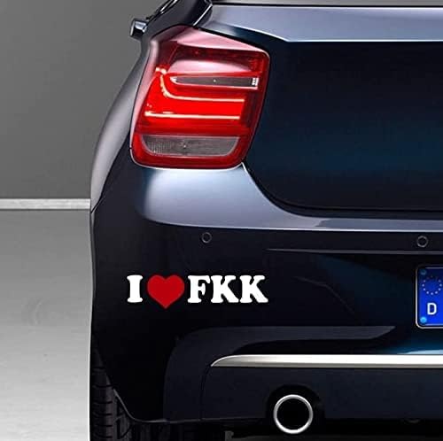 Rakelfix I Love FKK ca.20 Aufkleber mit rotem Herz ohne Hintergrund Sport Hobby Sticker Stadt Ort Name von Rakelfix