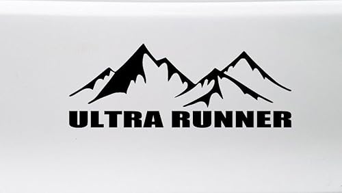 Rakelfix Laufen Runner Ultra Trail Aufkleber Größe&Farbe ANPASSBAR Sticker Autoaufkleber Lack Scheibe Wand von Rakelfix