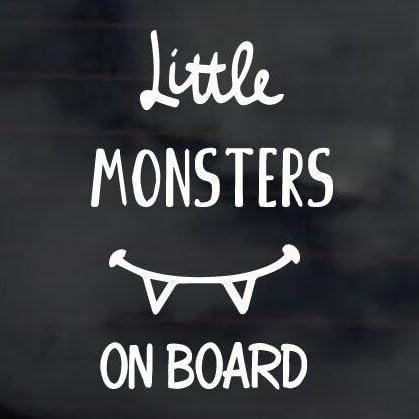 Rakelfix Little Monster on Bord Bord Aufkleber Kinder Baby v3 Größe&Farbe wählbar von Rakelfix