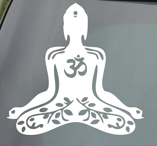 Rakelfix Namaste Meditation Aufkleber Größe/Farbe ANPASSBAR Sticker Autoaufkleber Decal von Rakelfix