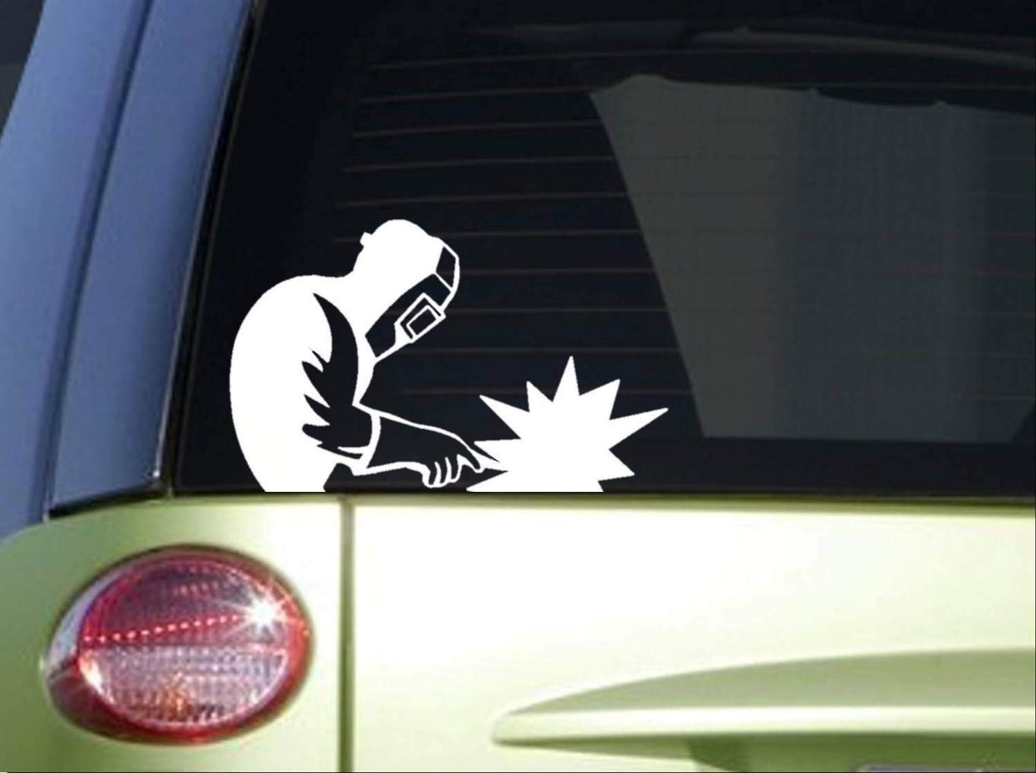 Rakelfix Schweißen Schweißer schweißbogen Aufkleber Größe/Farbe ANPASSBAR Sticker Autoaufkleber Decal von Rakelfix