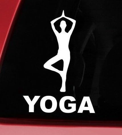 Rakelfix Yoga Aufkleber Größe/Farbe ANPASSBAR Sticker Autoaufkleber Decal von Rakelfix