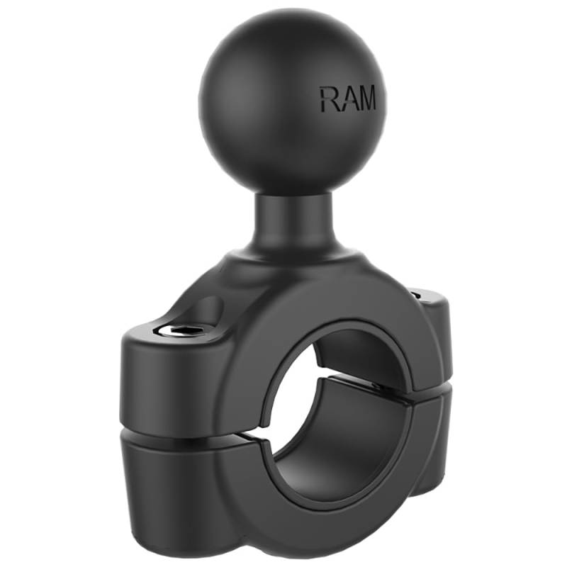 Ram Mount RAM-B-408-75-1U Aluminium Drehmoment Mittel Schienenbasis, Größe B, Schwarz von Ram Mount