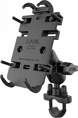 Ram Mount Quick-Grip m. Bügelschraube, Smartphone Halterung - Schwarz von Ram Mount