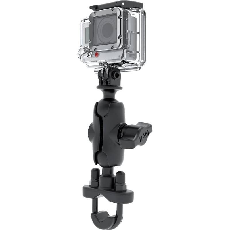 Ram Mounts Kamera-Adapter mit Klemmschelle für GoPro Hero/Garmin VIRB von Ram Mounts