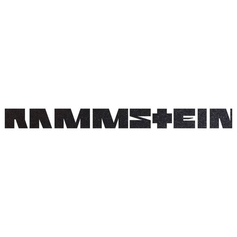 Rammstein Autoaufkleber schwarz, Offizielles Band Merchandise (aussenklebend) 99cm Heckscheibe von Rammstein