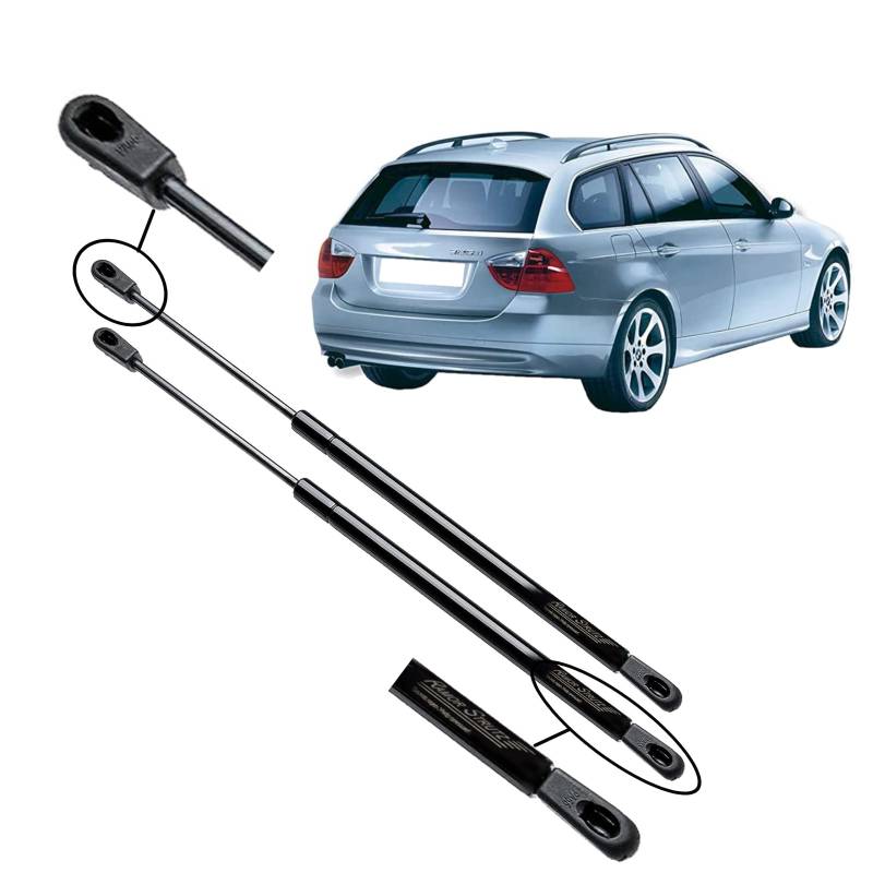 Ramor Strutz 2x Gasfeder Dämpfer Heckklappe Kompatibel mit BMW 3er Touring E91 2004-2012. Gasdruckfeder Heckklappendämpfer Ersatz für 51247127875 und Andere. von Ramor Strutz