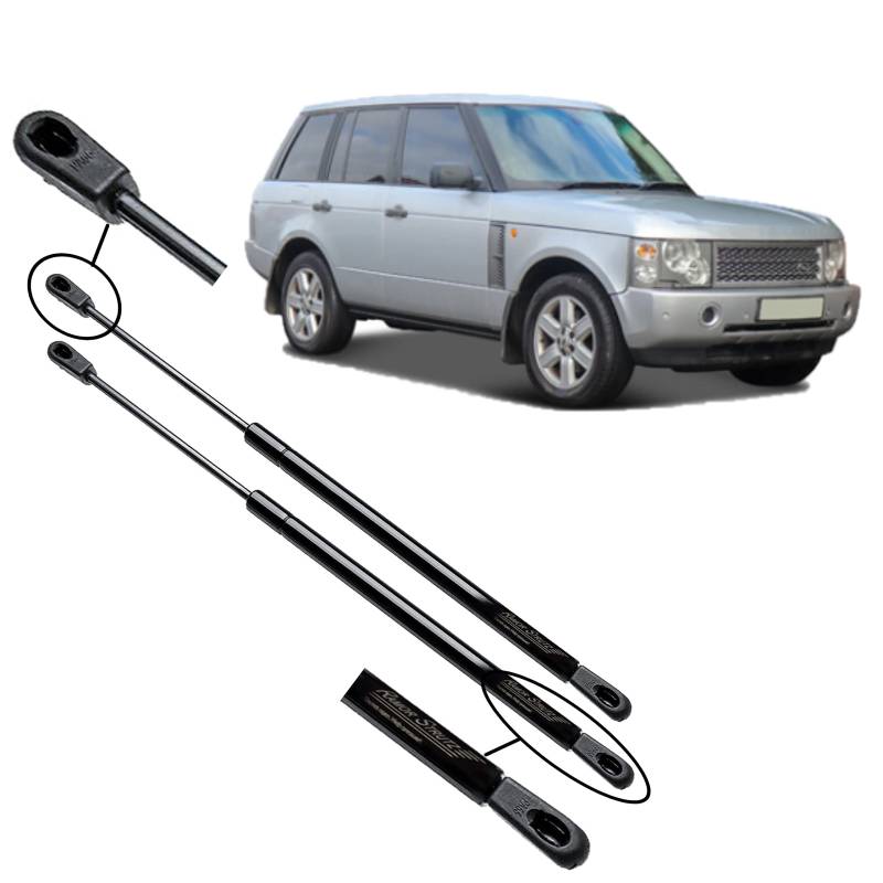 Ramor Strutz Zwei Gasfeder Dämpfer Heckklappe Kompatibel mit Land Rover Range Rover Mk3 L322 2002-2012. Kofferraum Zubehör Gasdruckfeder Heckklappendämpfer für Beide Seiten, Links und Rechts. von Ramor Strutz