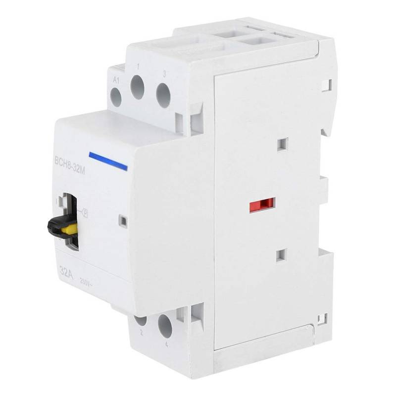 Rankomu 2NC Steuerschalter Haushalt AC Motor Steuerschalter Manuelle Funktion für Gebäudeelektrik 230V 2NO/2NC Steuerung Geeignet für Haushaltsgeräte von Rankomu