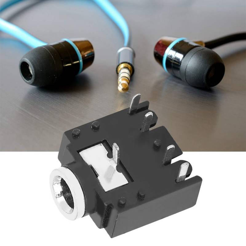 Rankomu 5-polige Stereo-Buchse, 5-polig, Stereo-Headset-Innensteckdose, Stecker, Montierungsbuchse PJ307, 3,5 mm, 50 Stück, ideal für Audio-Geräte und DIY-Projekte von Rankomu