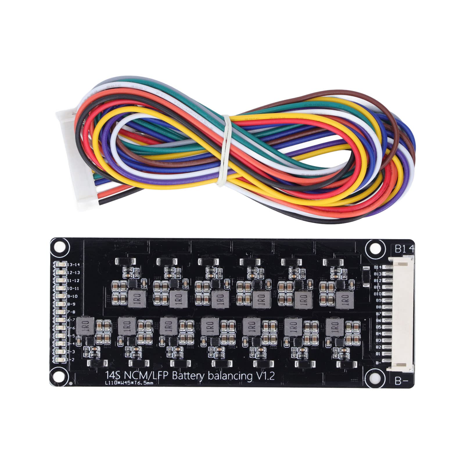 Rankomu Battery Balancer Battery Equalizer LFP Induktive Balancing Board 1,2 A 14s Li Ion Allzweck-Aktiv-Balancer von Rankomu