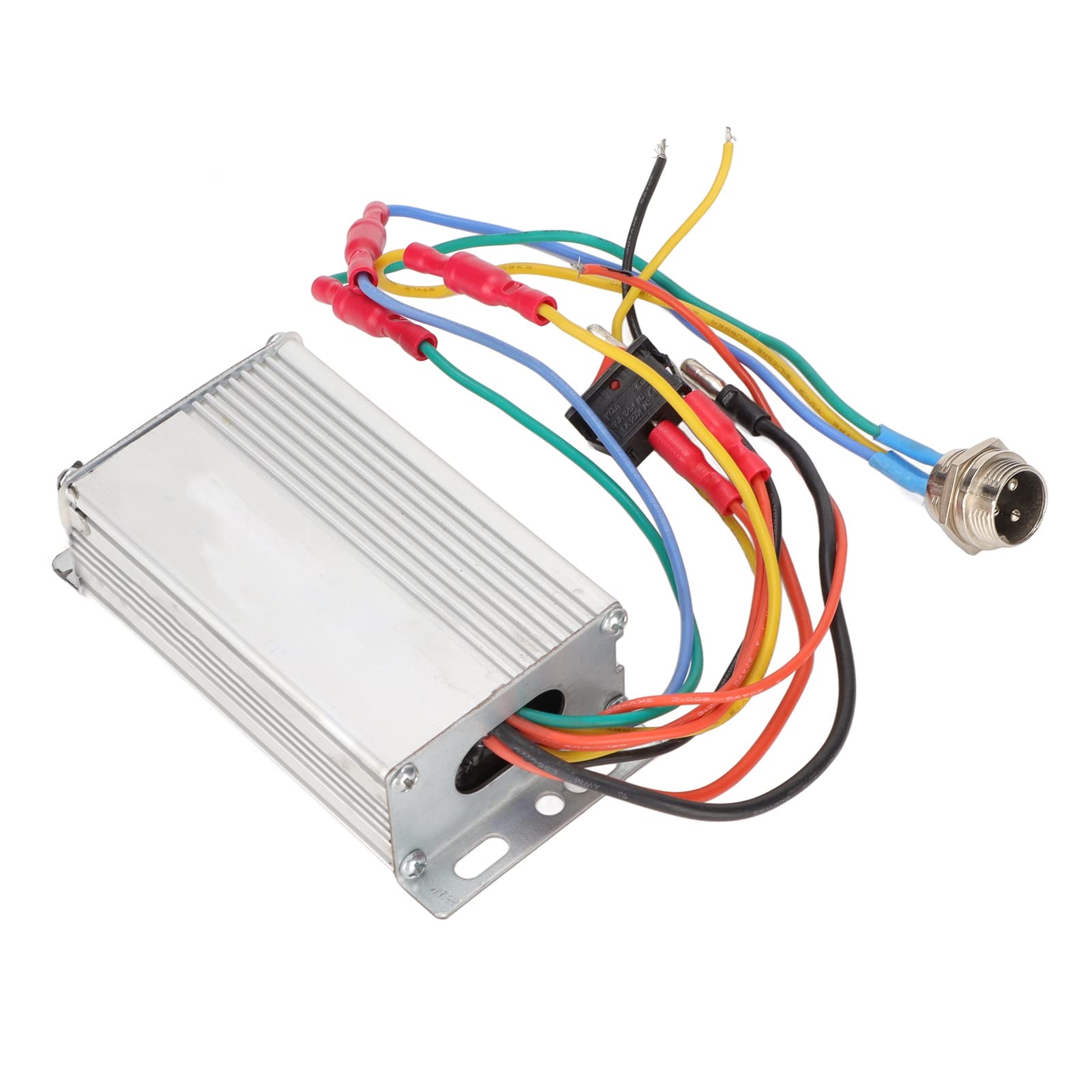 Rankomu Elektrofahrrad Bürstenmotor Controller Brushl Motor Controller, 24V/36V Elektrischer Bürstenmotor Drehzahlregler, Aluminiumlegierung Design, Quadrate Wave, Kompatibel mit E-Bikes von Rankomu