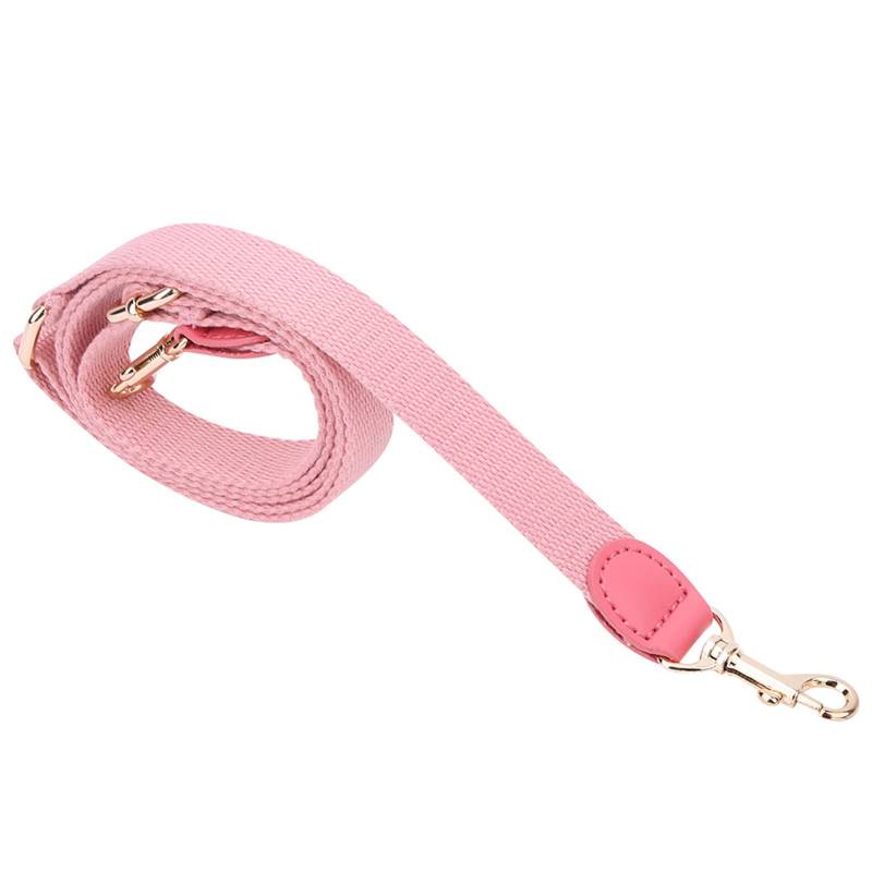 Rankomu HandmadeDIY Parts Lederriemen für Crossbody-Tasche, verstellbarer Schultergurt, handgefertigte DIY-Gepäckteile, kompatibel mit CBD065-066, Rosa von Rankomu