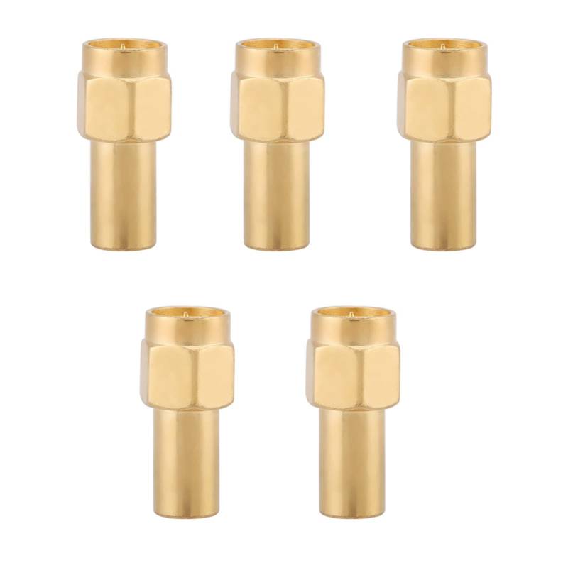 Rankomu RF Termination Load 5pcs SMA Male Connector RF Coaxial Matched Terminator, 50 Ohm, 2W, Koaxial Load, SMA Load, RF Termination Load von Rankomu