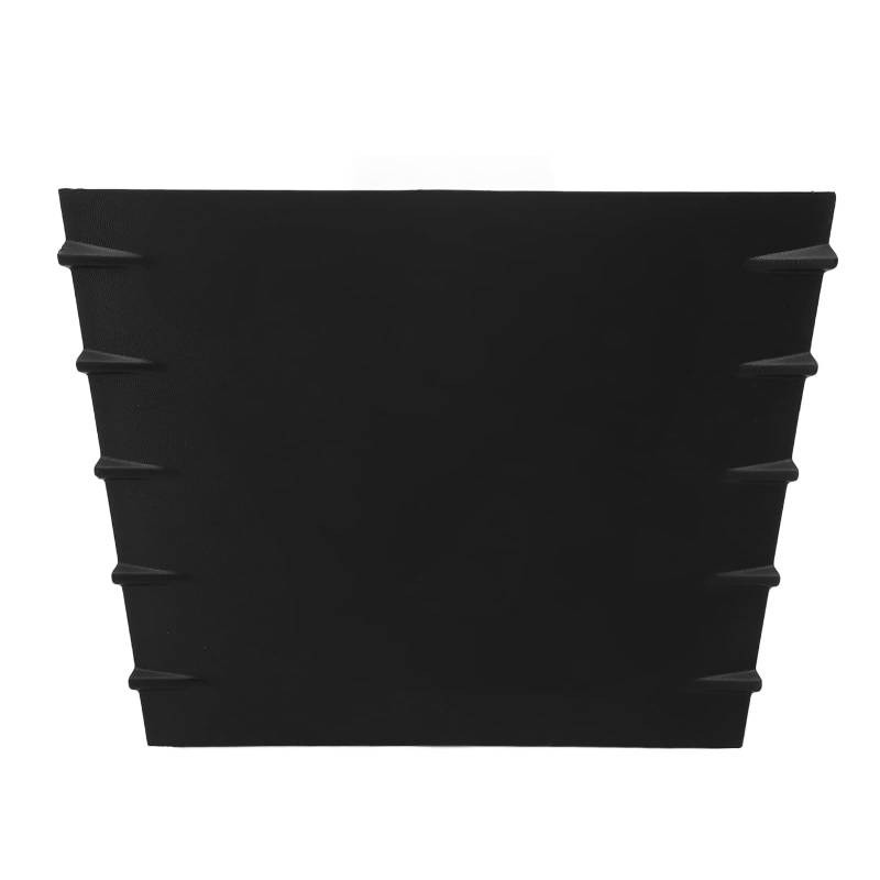 Rankomu Schwarze Kühlergrill-Abdeckplatten Frontstoßstangen-Abdeckplatte 9820927477, verschleißfester Ersatz für Peugeot 508, schwarze Kühlergrill-Abdeckplatte, YL012453XT von Rankomu