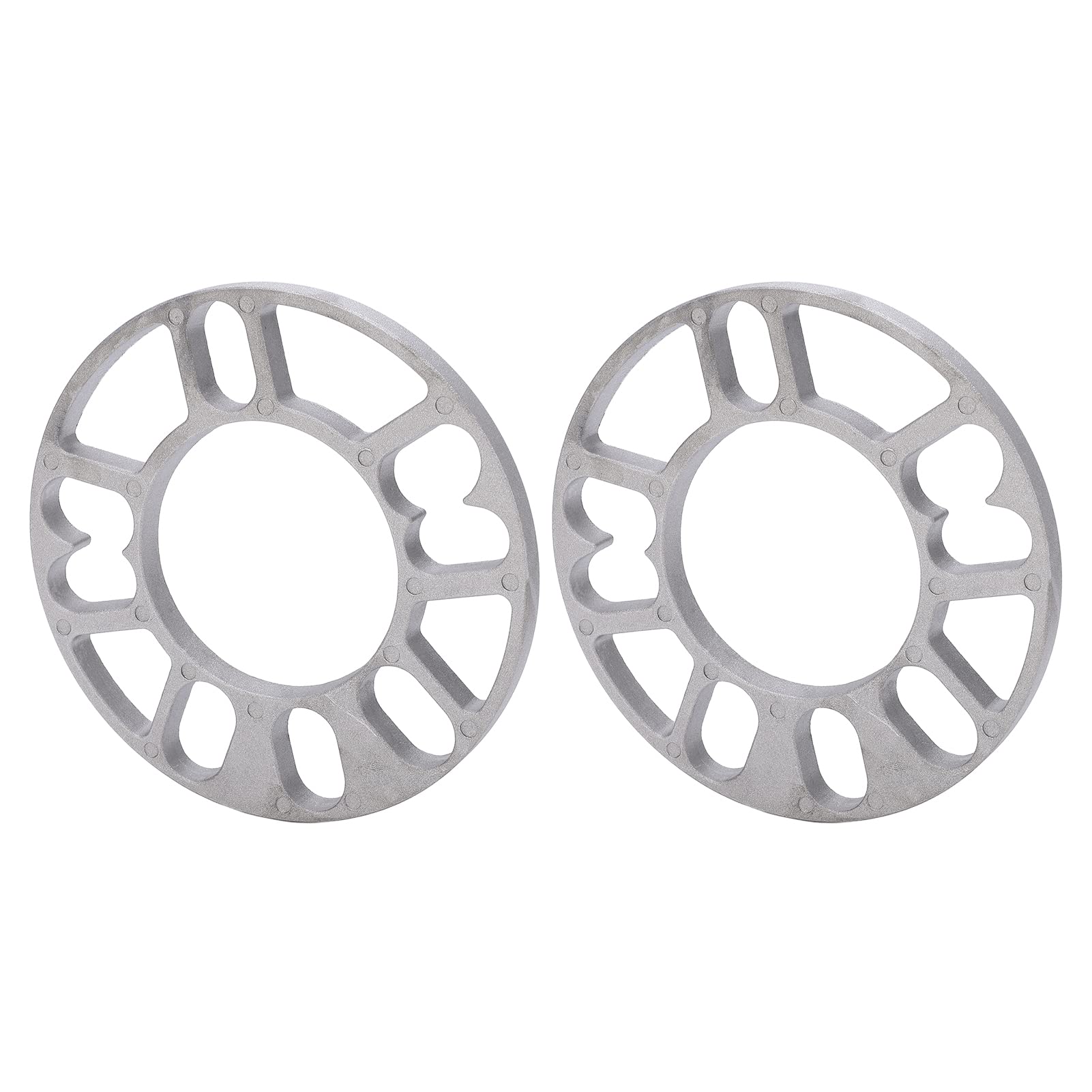 Rankomu Universal Wheel SP Shim Wheel Sp Shim Wheel Sp Shim 10mm Aluminum, 2 Stück Universal für 4-5 Bolzen-Fahrzeuge, PKD von 98 mm bis 120 mm, Nabenzentrierrad Zubehör von Rankomu