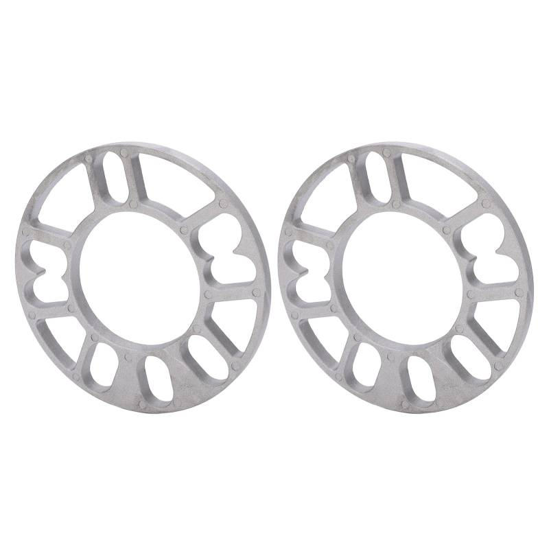 Rankomu Universal Wheel SP Shim Wheel Sp Shim Wheel Sp Shim 10mm Aluminum, 2 Stück Universal für 4-5 Bolzen-Fahrzeuge, PKD von 98 mm bis 120 mm, Nabenzentrierrad Zubehör von Rankomu