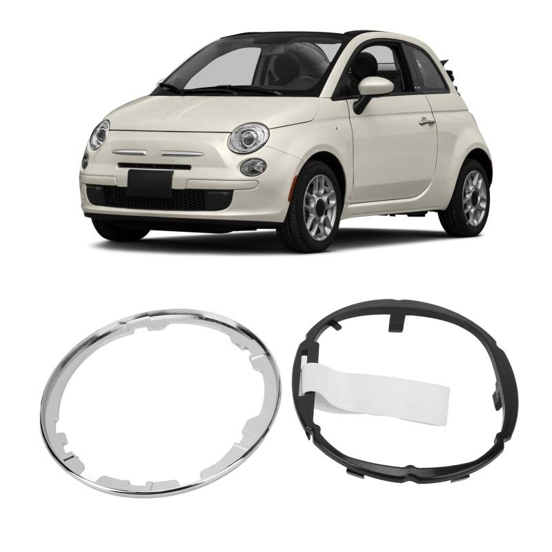 Schalthebel-Manschettenring, 71775051 Auto-Schalthebelmanschetten-Manschettenring Ersatz für Fiat 500 500c 2009-2015 von Rankomu