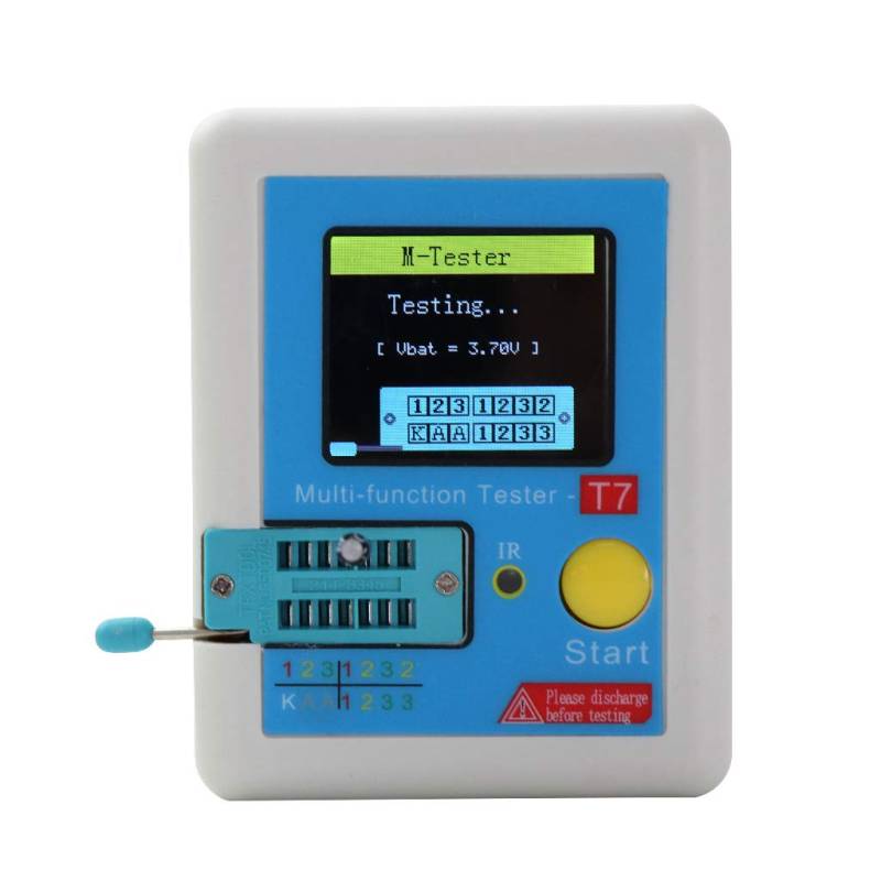 Ranuw LCR-T7 Transistor Tester TFT Diode Triode Kapazitätsmessgerät LCR ESR Meter Datum von Ranuw