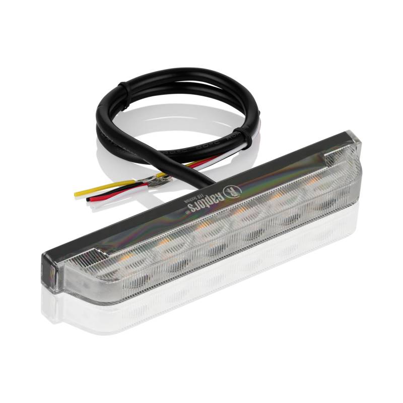 Raptors LED Technik Slim LED Frontblitzer | ECE R65 Zulassung Extrem flach 1,2cm | Warnleuchte für Einsatzfahrzeuge oder Baufahrzeuge (Blau, 6-LED) von Raptors LED Technik