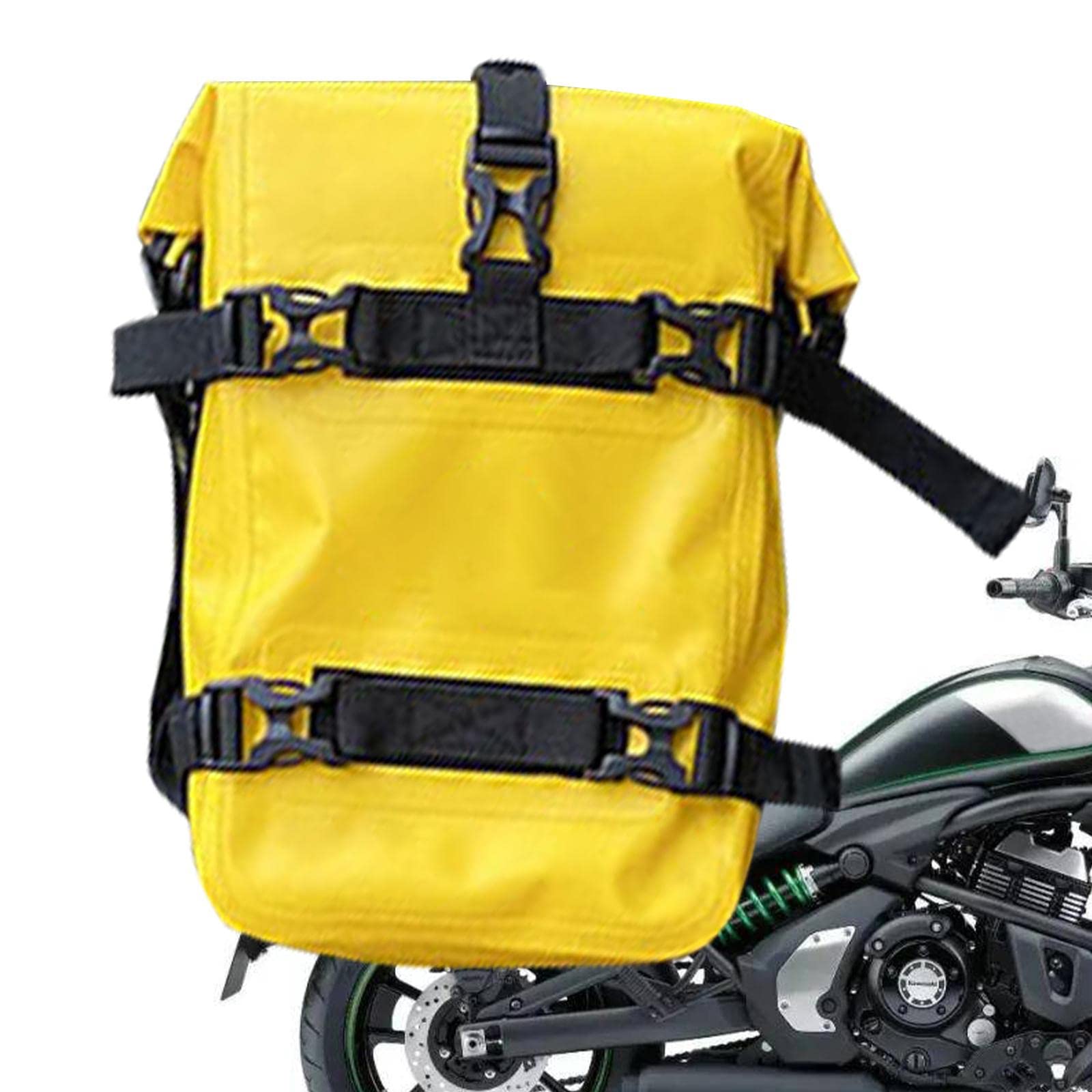 Raxove Motorrad Seitentasche Multifunktionaler Motorrad Rucksack Wasserdicht Motorrad Sitztasche Verstellbare Nicht Brechen Aufbewahrungstasche für Fahrräder von Raxove