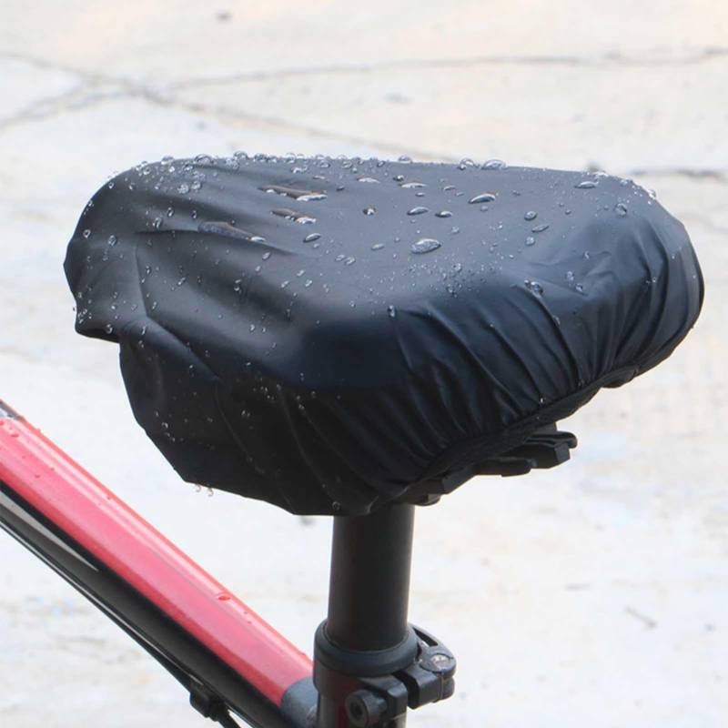 Raypontia 10 Stücks Fahrradsitzbezug - 27 * 18 cm Elastische Fahrradsattel Regenschutz,Regen Fahrradsattel Überzug Wasserdicht,Fahrradsitzbezug Vor Regen,Fahrrad-sattelbezug Regen, Leicht Zu Tragen von Raypontia