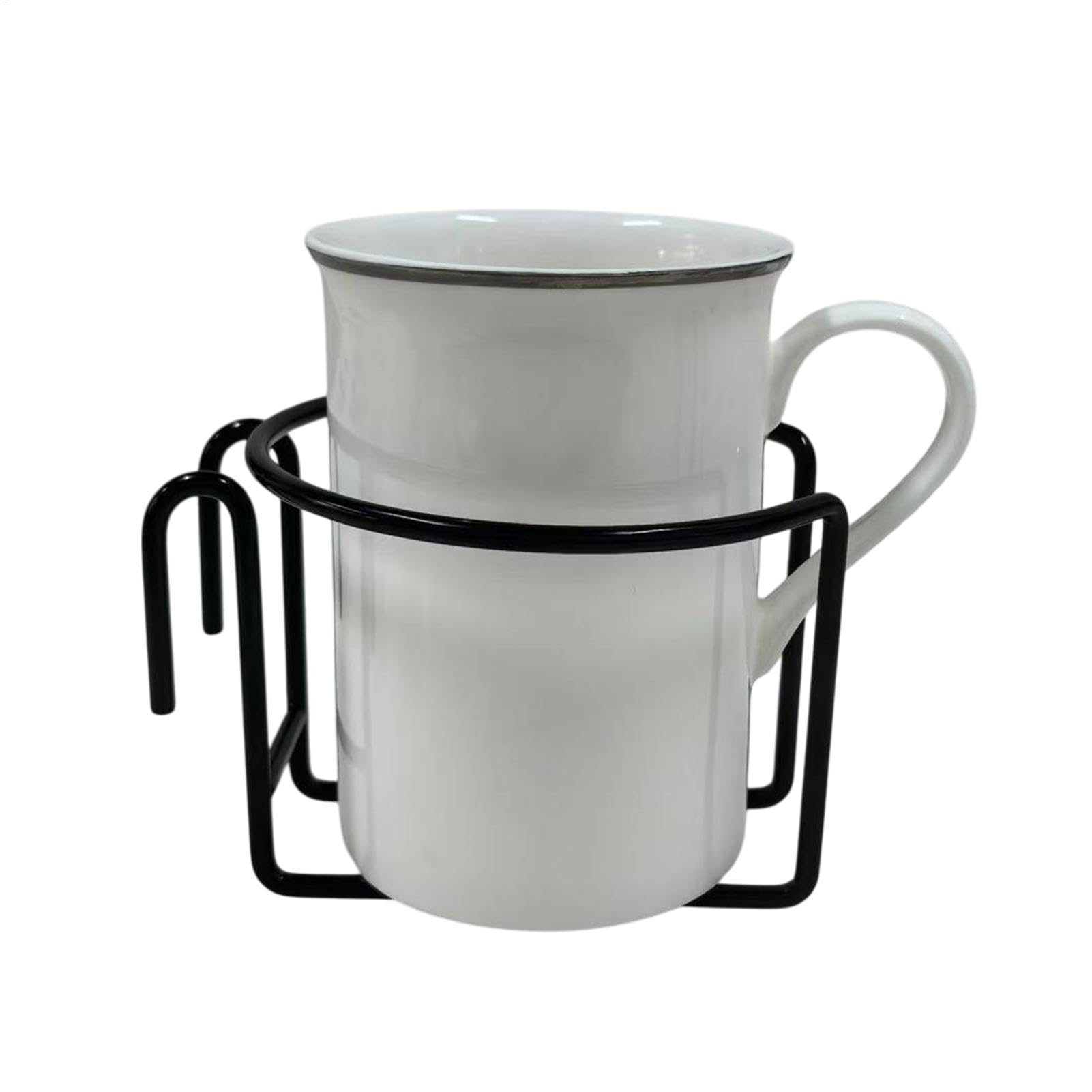 Raypontia Einkaufswagen -Getränkehalter, Cart Cuphalter | Metallbecherhalter für Getränke - Kinderwagen Organizer, Getränkegetränkeclip auf Mobile Cart Accessoires für Kaffee Tumbler Sport Water von Raypontia