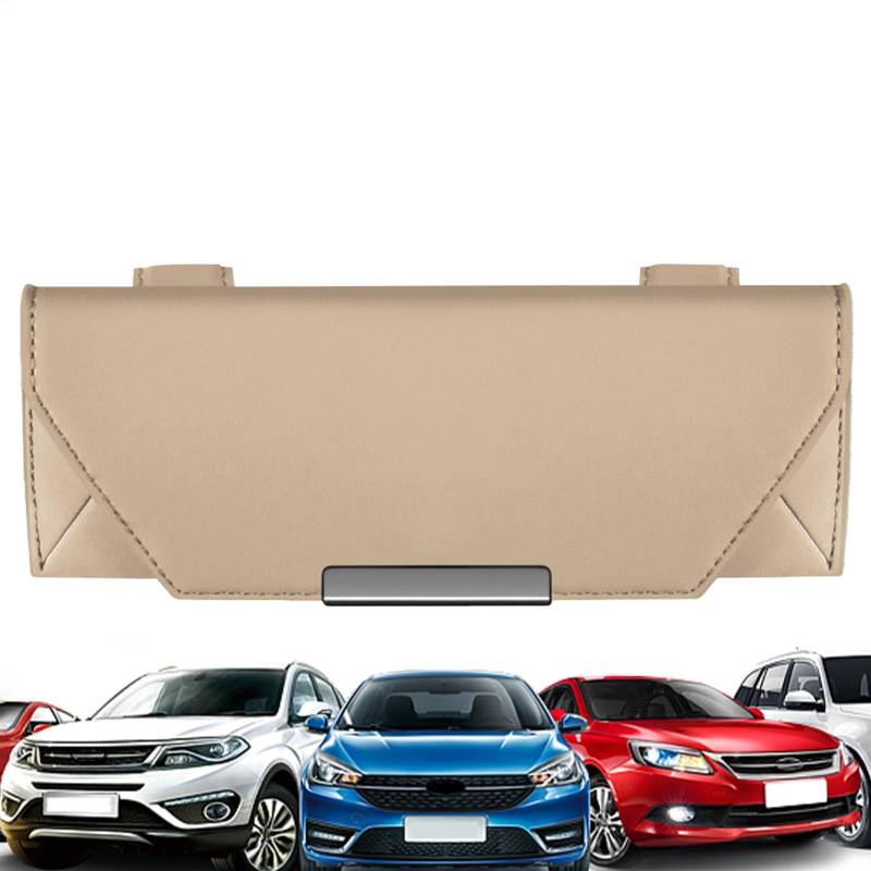 Raypontia Sonnenbrillenhalter für Auto-Visier, Auto-Brillen-Organizer-Etui | Stabiler Brillenhalter | Tragbarer Auto-Brillenschutz-Aufbewahrungskoffer, Brillenhalter für Männer, Frauen von Raypontia