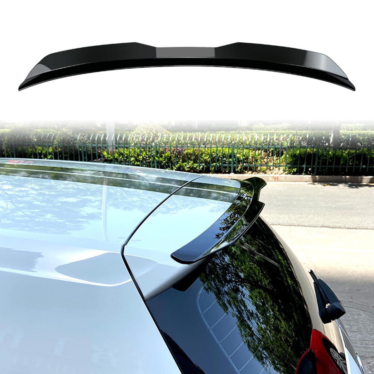 Auto Heckspoiler für Volkswagen Audi Benz BMW Hyundai Kia GM Hatchback SUV, Kofferraum Heck Spoiler Verschleißfest Kofferraumspoiler Heckflügel Styling ZubehöR,A von Rdgnls