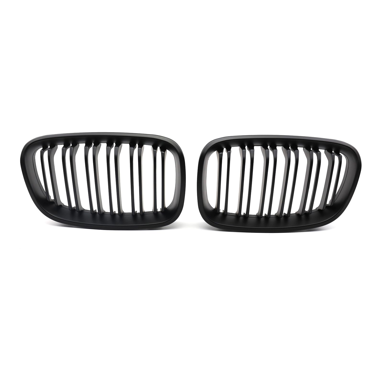 Nieren Kühlergrill Glossy Schwarz Frontgrill Kühlergrille Kompatibel für BMW 1 Series F20 2012-2014, GläNzend Auto Zubehör Autoersatz Grilleinsätze,B von Rdgnls