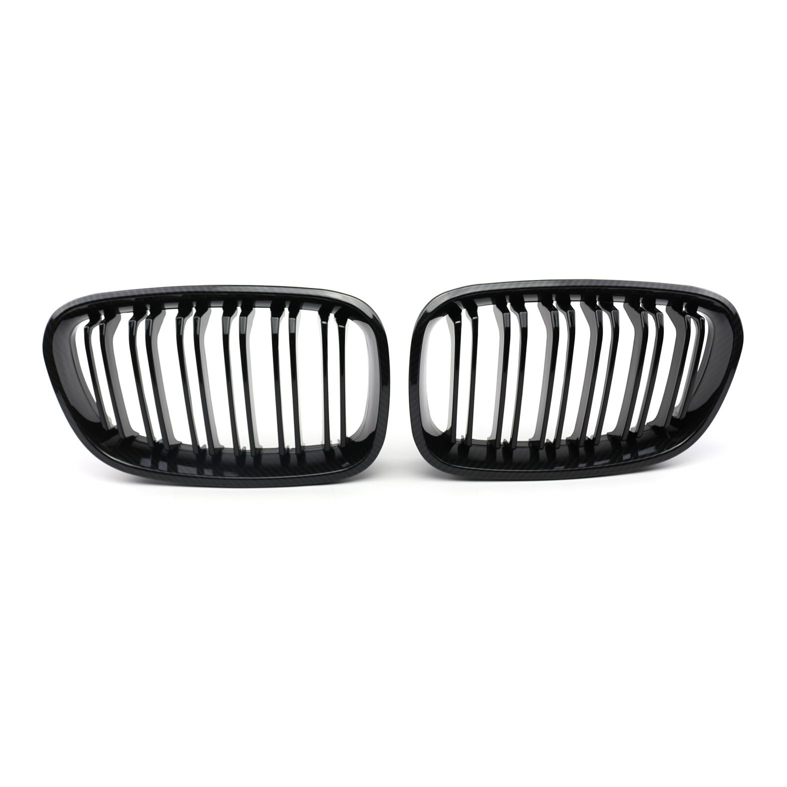 Nieren Kühlergrill Glossy Schwarz Frontgrill Kühlergrille Kompatibel für BMW 1 Series F20 2012-2014, GläNzend Auto Zubehör Autoersatz Grilleinsätze,C von Rdgnls