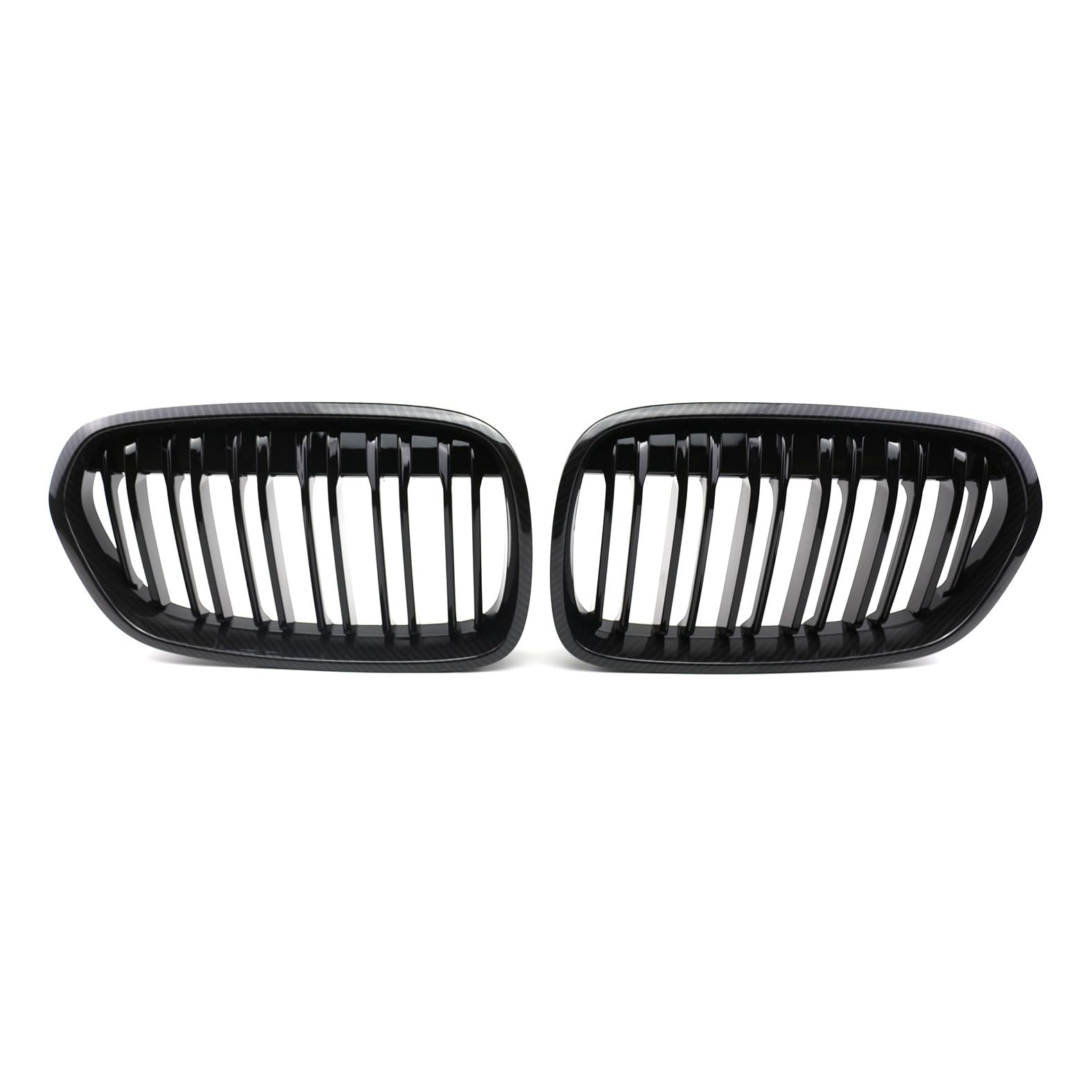 Nieren Kühlergrill Glossy Schwarz Frontgrill Kühlergrille Kompatibel für BMW 1 Series F52 2016-2020, GläNzend Auto Zubehör Autoersatz Grilleinsätze von Rdgnls