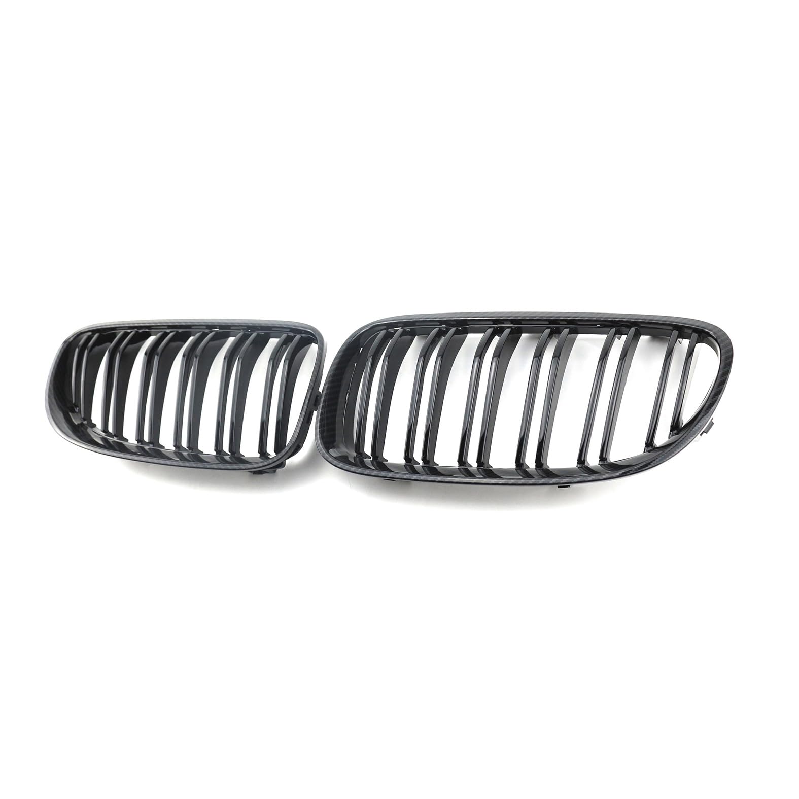 Nieren Kühlergrill Glossy Schwarz Frontgrill Kühlergrille Kompatibel für BMW 3 Series Coupe E92 E93 Late M3 2010-2013, GläNzend Auto Zubehör Autoersatz Grilleinsätze von Rdgnls