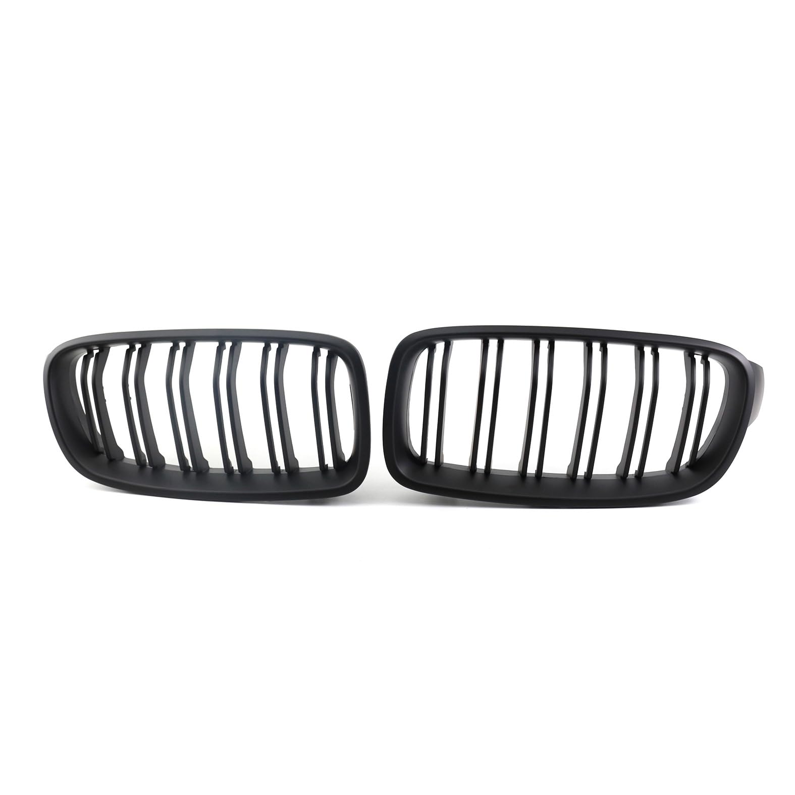 Nieren Kühlergrill Glossy Schwarz Frontgrill Kühlergrille Kompatibel für BMW 3 Series F30 F35 2012-2019, GläNzend Auto Zubehör Autoersatz Grilleinsätze von Rdgnls