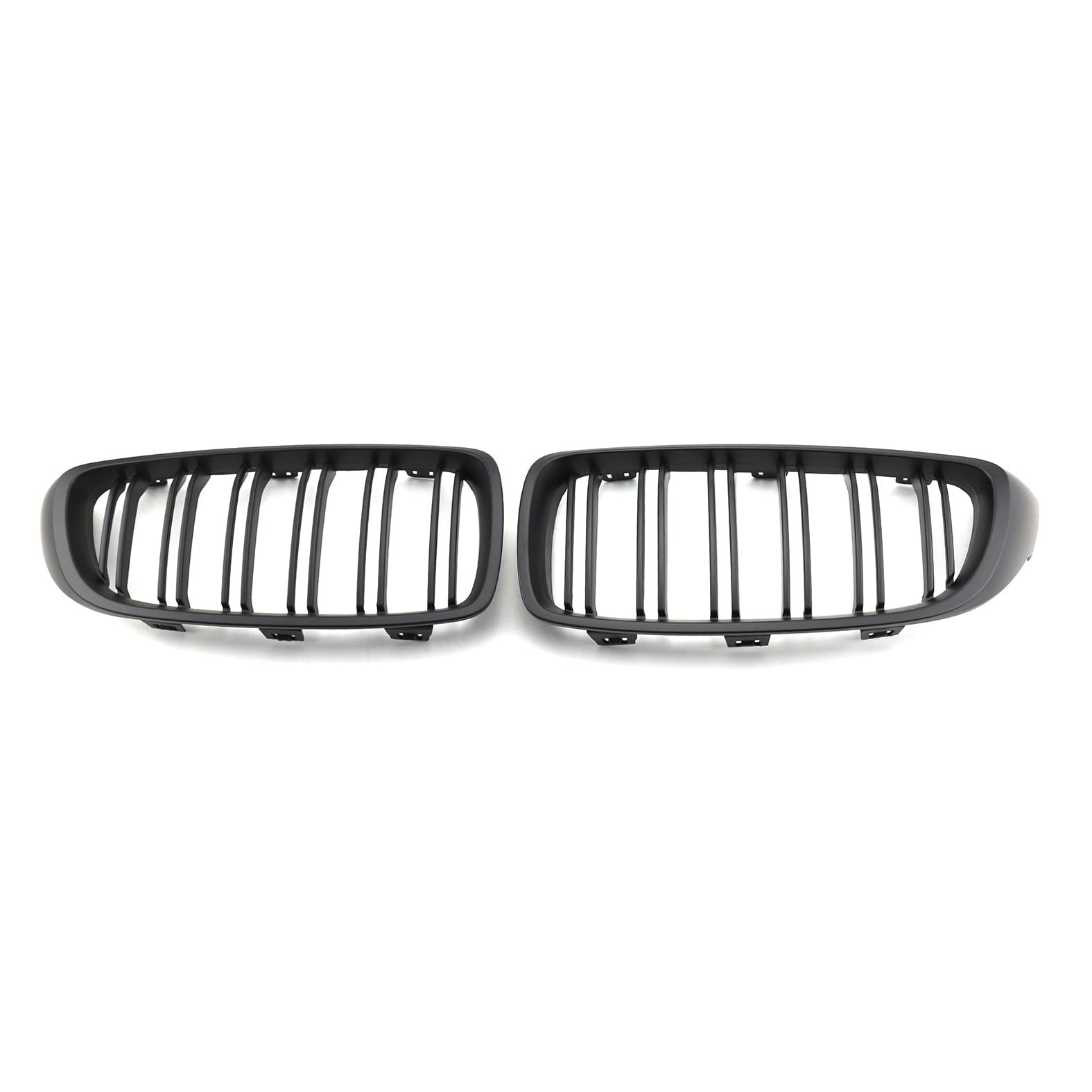 Nieren Kühlergrill Glossy Schwarz Frontgrill Kühlergrille Kompatibel für BMW 4 Series F32 F33 2013-2020, GläNzend Auto Zubehör Autoersatz Grilleinsätze von Rdgnls