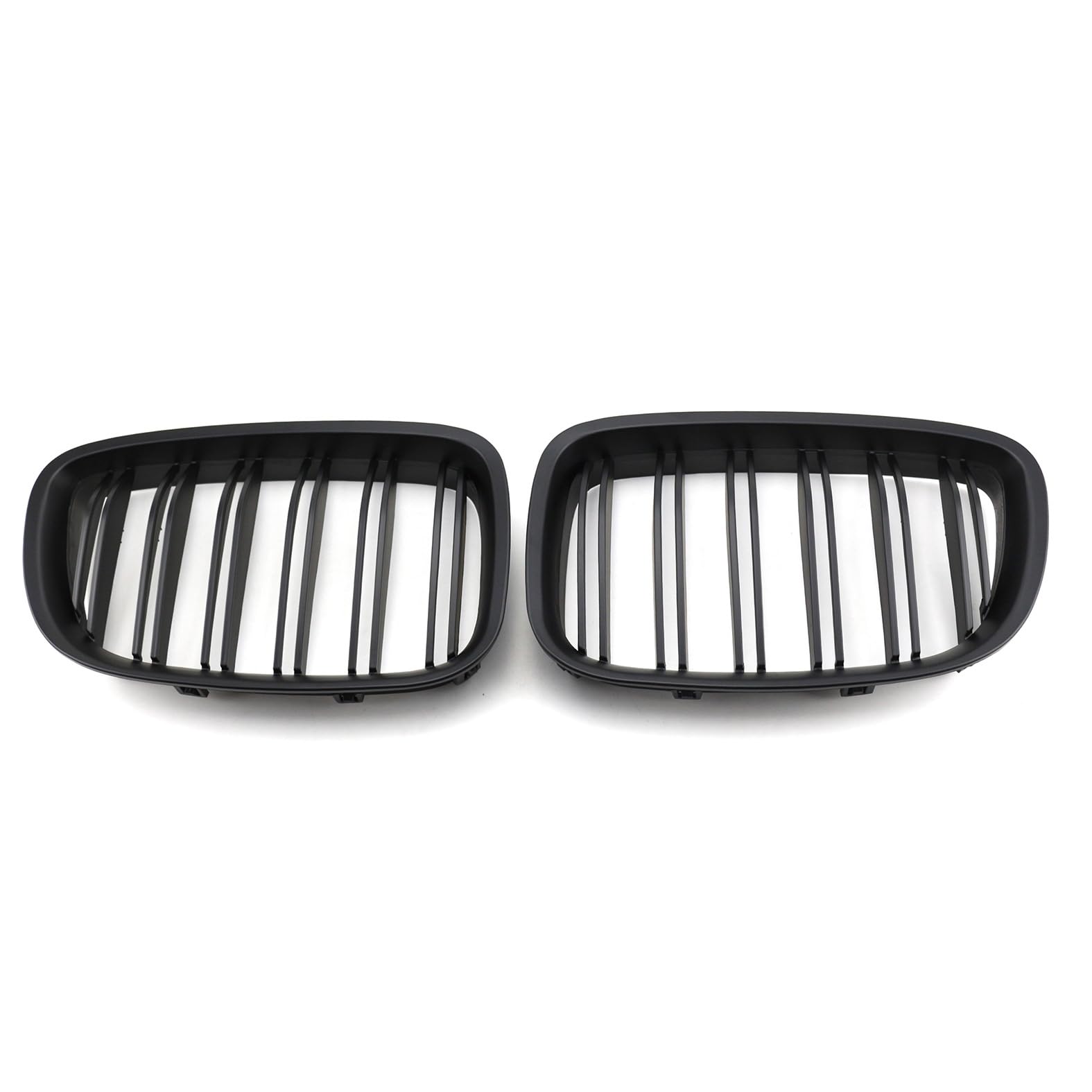 Nieren Kühlergrill Glossy Schwarz Frontgrill Kühlergrille Kompatibel für BMW 5 Series GT F07 2009-2016, GläNzend Auto Zubehör Autoersatz Grilleinsätze von Rdgnls