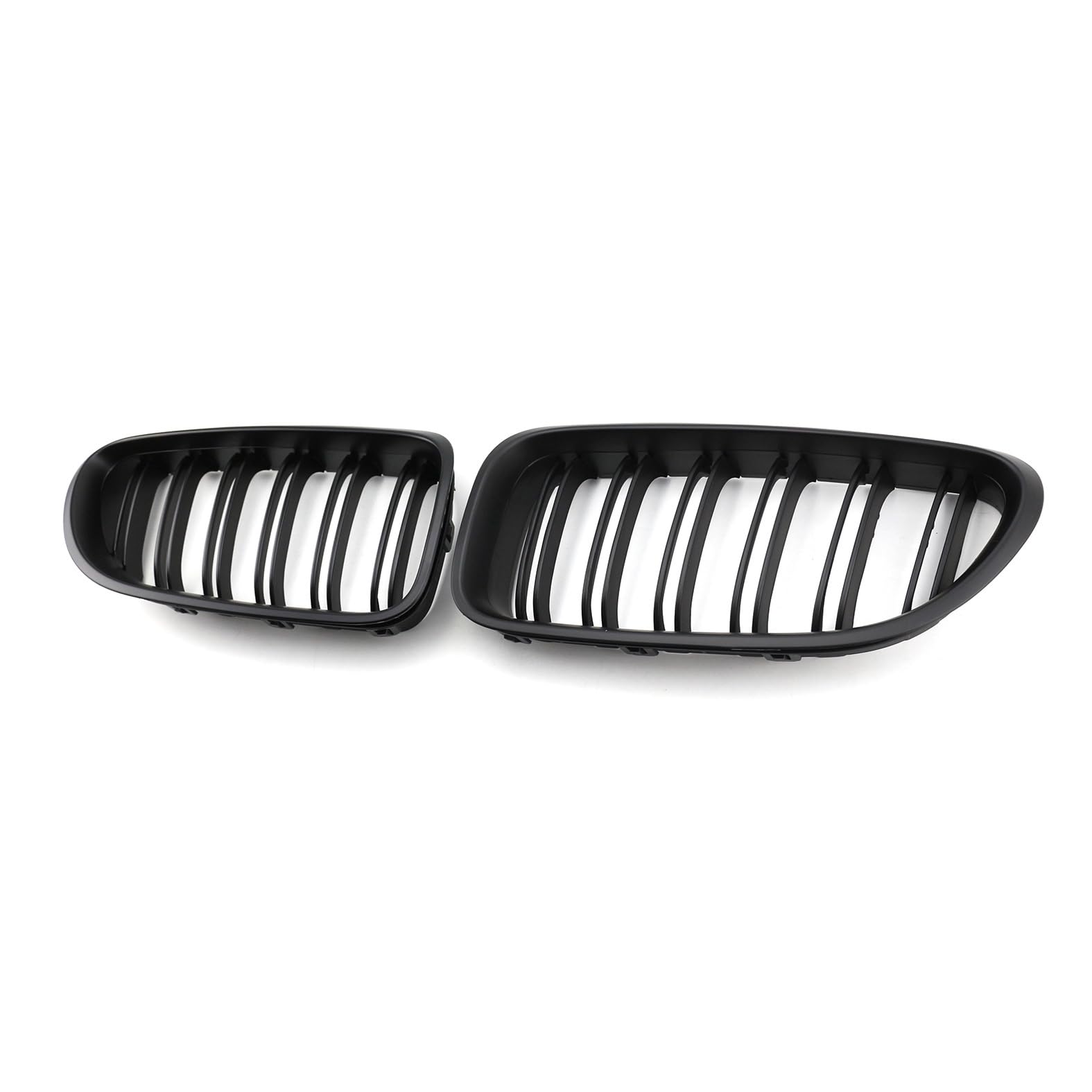 Nieren Kühlergrill Glossy Schwarz Frontgrill Kühlergrille Kompatibel für BMW 6 Series F06 F12 2012-2017, GläNzend Auto Zubehör Autoersatz Grilleinsätze von Rdgnls