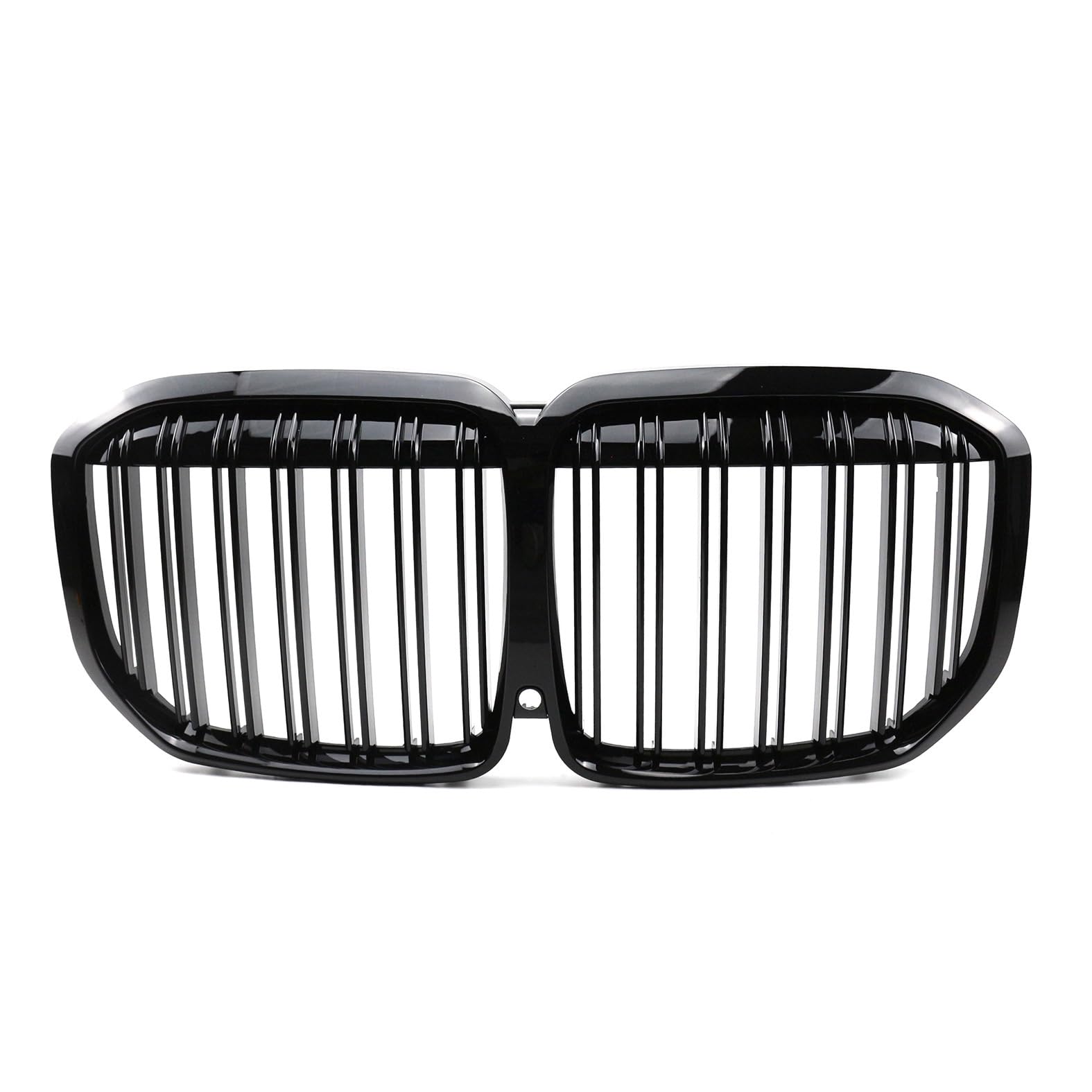 Nieren Kühlergrill Glossy Schwarz Frontgrill Kühlergrille Kompatibel für BMW New X7 G07 2020-2024, GläNzend Auto Zubehör Autoersatz Grilleinsätze von Rdgnls