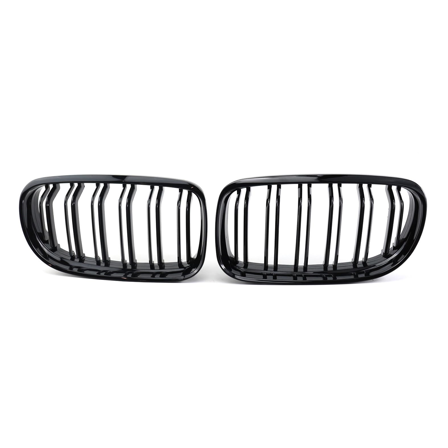 Nieren Kühlergrill Glossy Schwarz Frontgrill Kühlergrille Kompatibel für BMW Old 3 Series E90 Late 2008-2011, GläNzend Auto Zubehör Autoersatz Grilleinsätze von Rdgnls