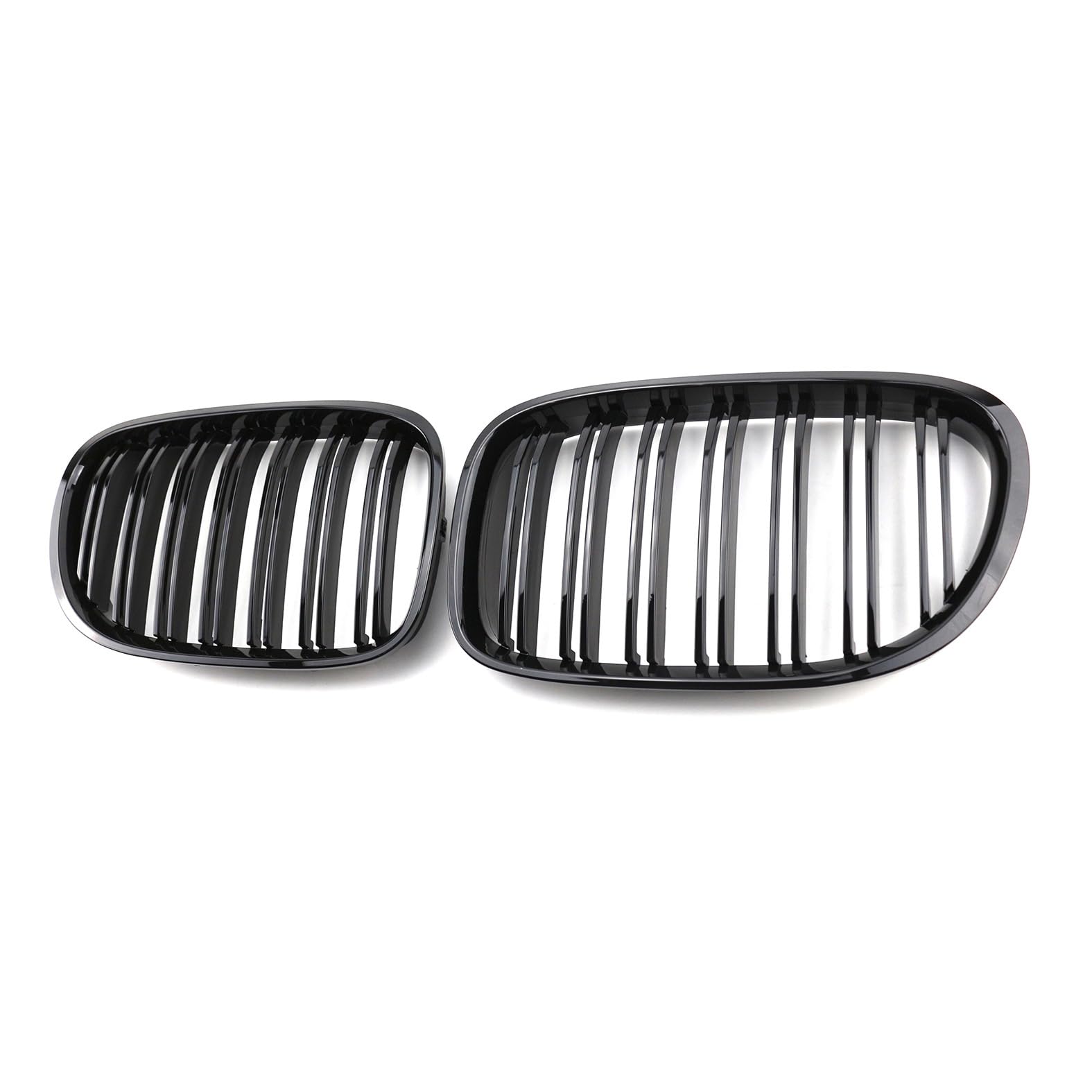 Nieren Kühlergrill Glossy Schwarz Frontgrill Kühlergrille Kompatibel für BMW Old Model 7 Series F01 F02 F03 2009-2016, GläNzend Auto Zubehör Autoersatz Grilleinsätze von Rdgnls