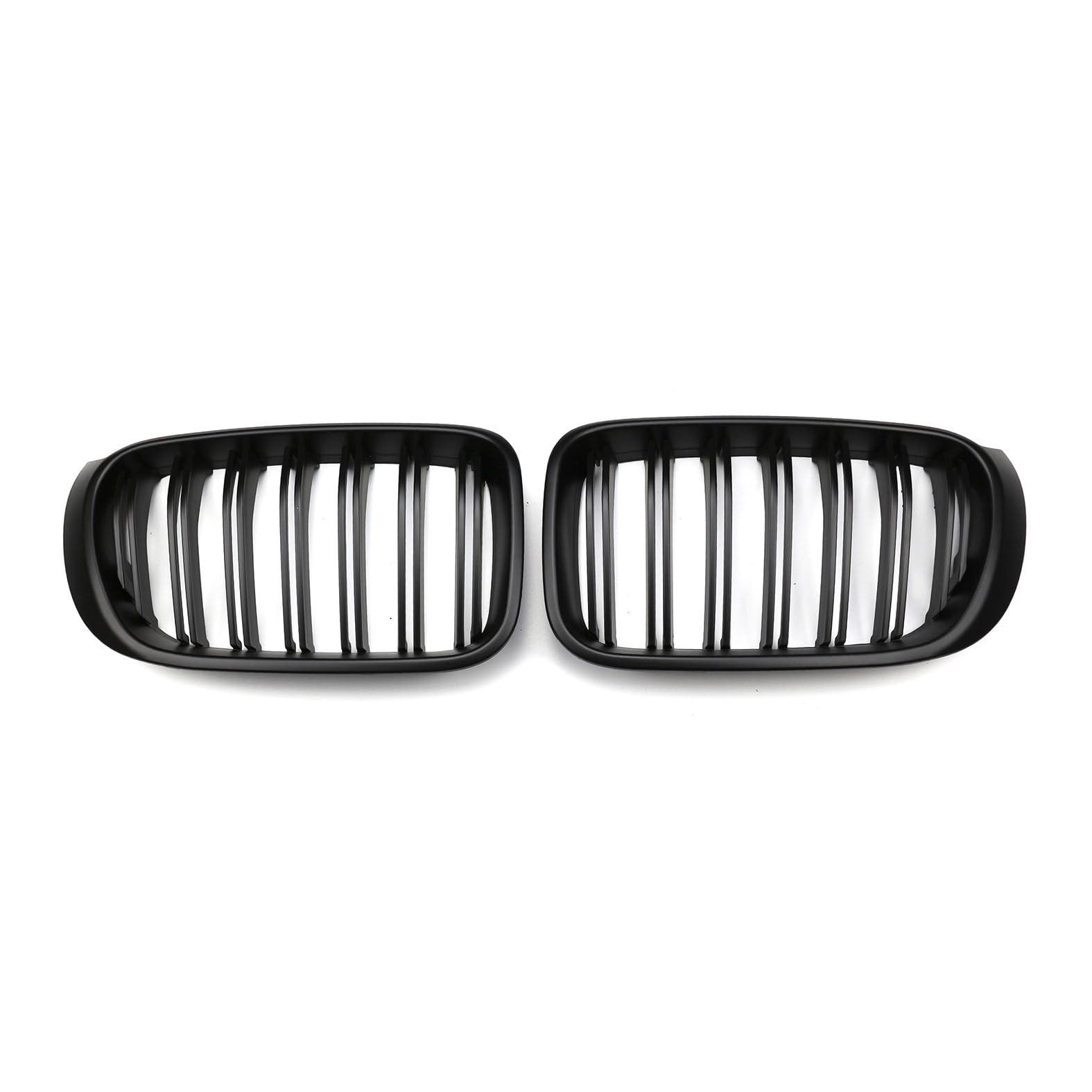 Nieren Kühlergrill Glossy Schwarz Frontgrill Kühlergrille Kompatibel für BMW X3 X4 F25 F26 2014-2018, GläNzend Auto Zubehör Autoersatz Grilleinsätze von Rdgnls