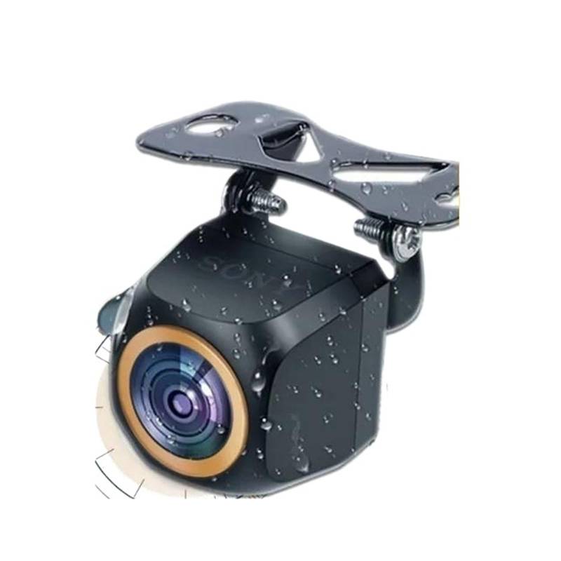 1080P Full HD Fisheye Goldene Linse Nachtsicht Für Auto 200 Grad AHD Rückfahrkamera Universal Fahrzeug Rückansicht Reverse Kamera Rückfahrkameras(200 Degree) von Rdtnvc