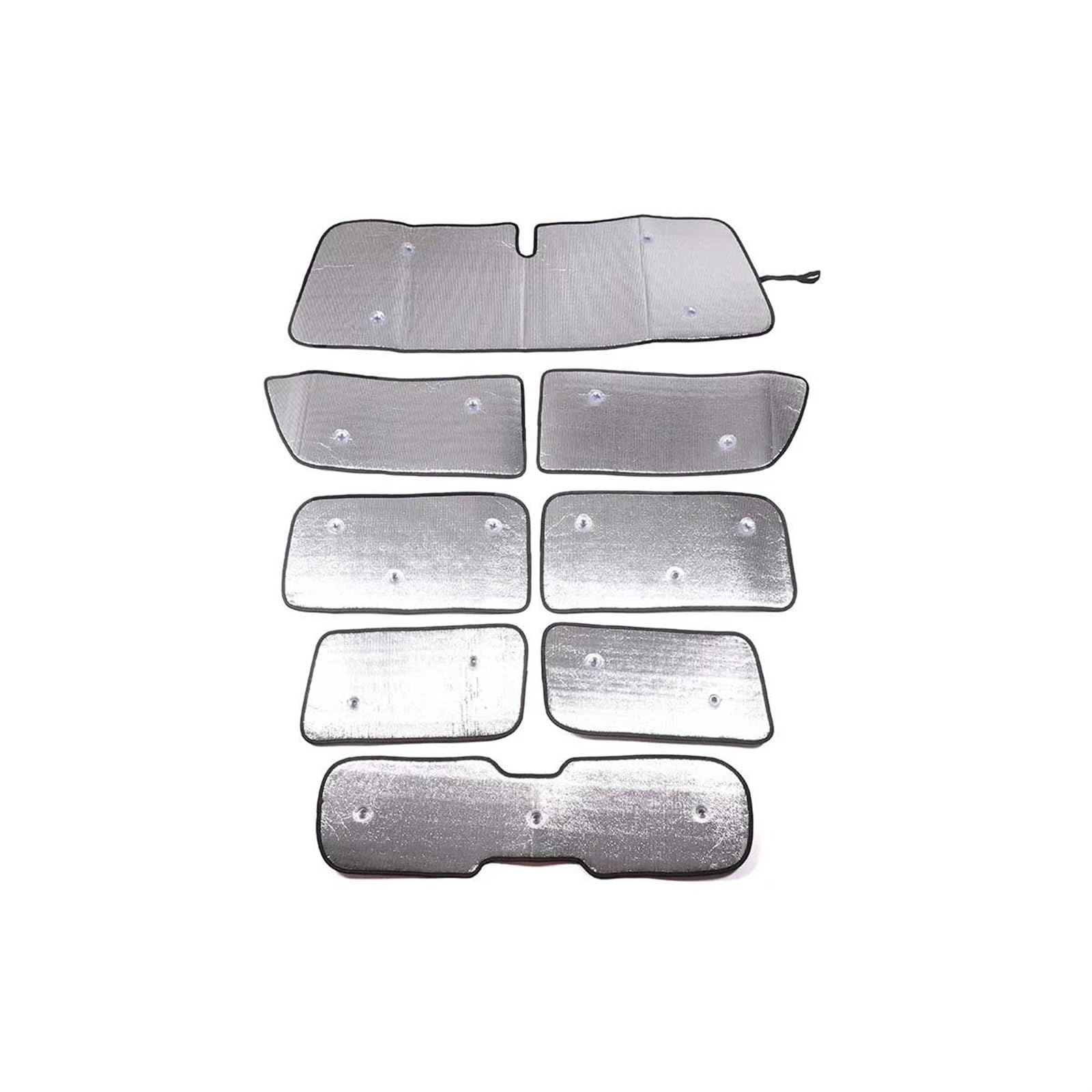 8PC UV Protect Front Autofenster Sonnenschutz Für Hummer Für H3 2005 2006 2007 2008 2009 Windschutzscheibe Abdeckung Auto Frontscheibe Sonnenschutz Auto Thermovorhang(8PCS) von Rdtnvc