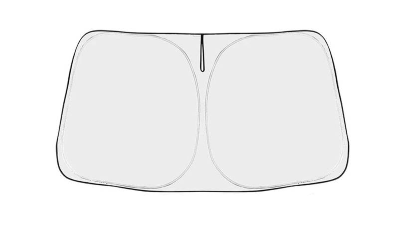 Auto Frontscheibe Sonnenschutz Abdeckung Zubehör Für A3 2020 2019 2018 2017 2016 2015 2014 Auto Thermovorhang von Rdtnvc