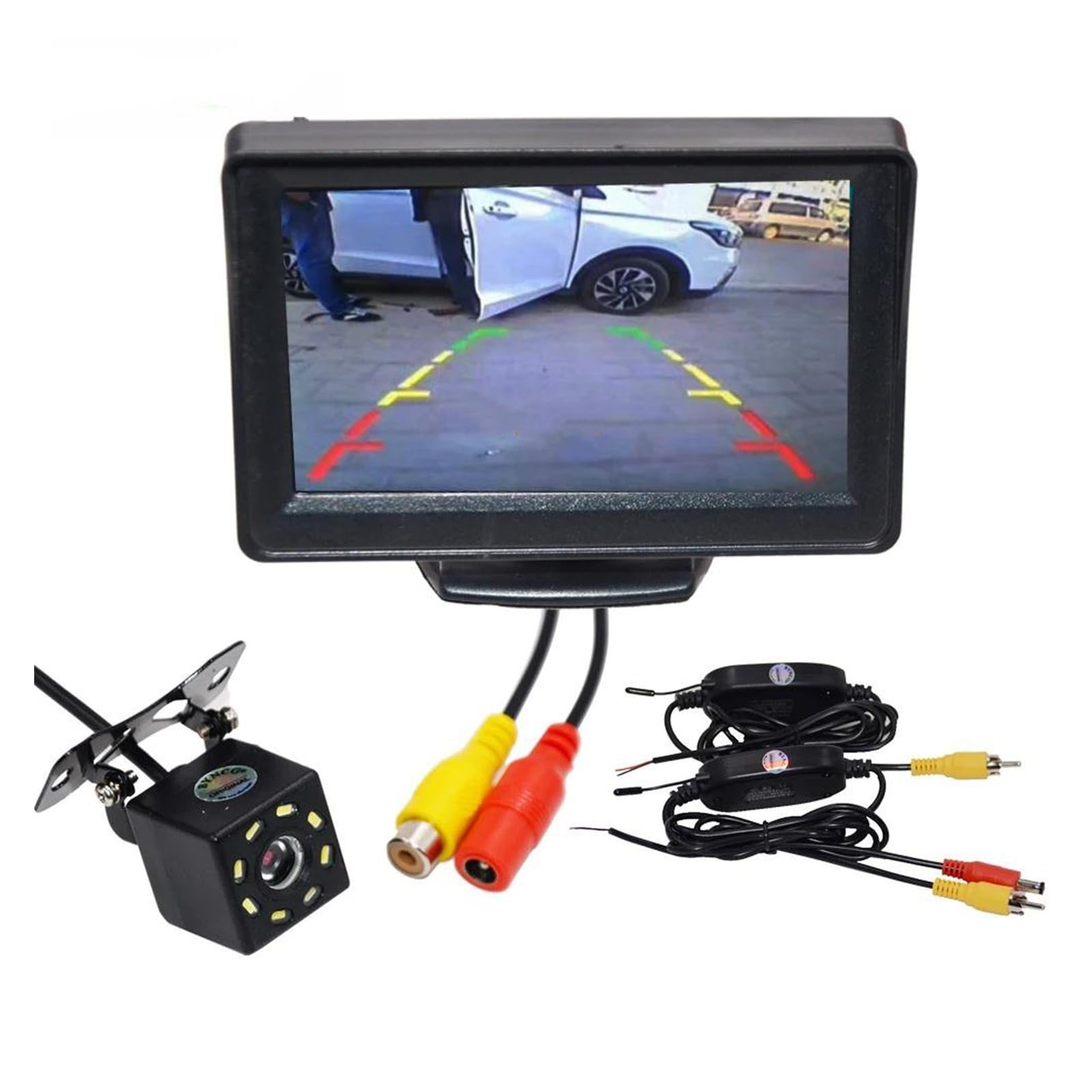 Auto-Parksystem-Kit Rückfahrkamera Monitor Wasserdicht Rückfahrkamera Kabellos 4.3 Zoll TFT-LCD-Farbe Reverse Kamera Rückfahrkameras von Rdtnvc