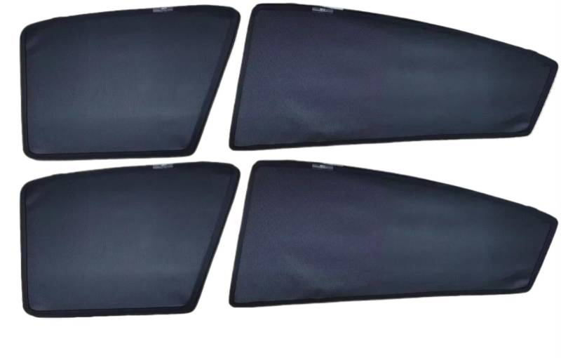 Für Mazda 3 BK 2003 2004 2005 2006 2007 2008 2009 Magnetische Auto Sonnenschutz Schild Windschutzscheibe Rahmen Vorhang Sonnenschutz Auto Thermovorhang(4pc Hatchback) von Rdtnvc