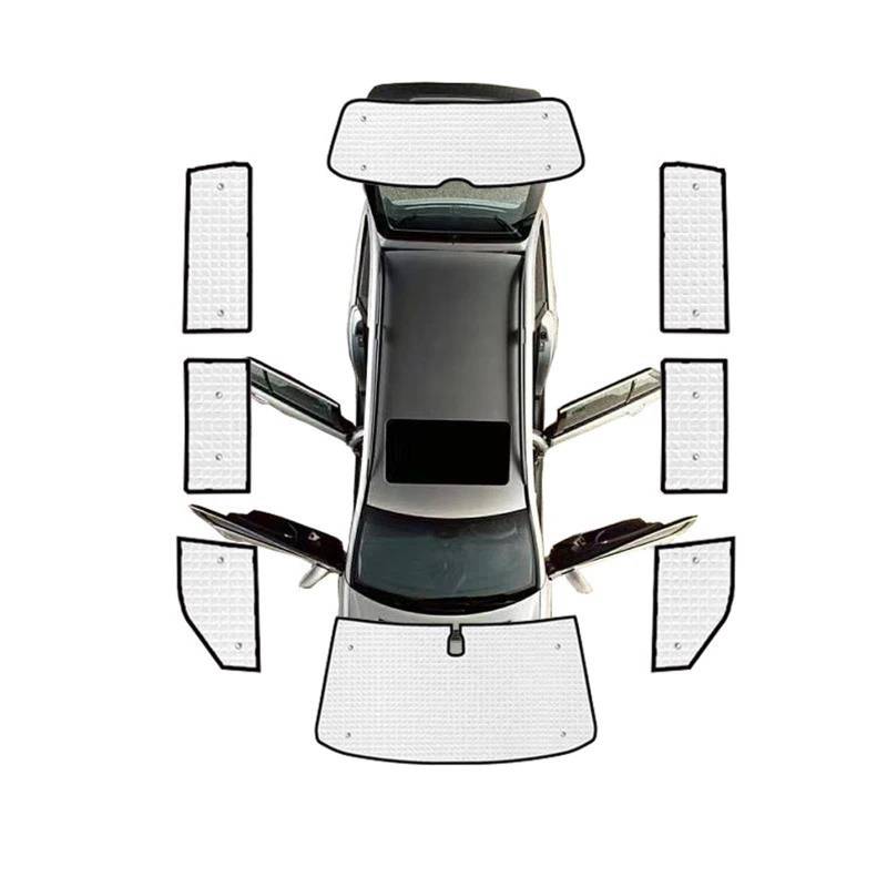 Für VW Für Transporter T6 2015 2016 2017 2018 2019 2020 2021 2022 2023 Volle Auto Sonnenschutz Sonnenschirm Visier Fenster Sonnenschutz Abdeckung Auto Thermovorhang(All Sunshades) von Rdtnvc